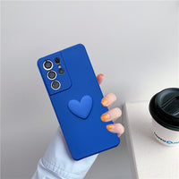 Simple Love Liquid Soft Rubber Mobile Phone Case