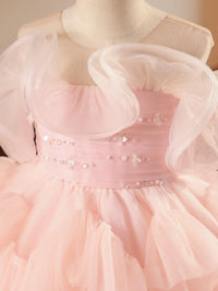 Girls' Catwalk Piano Performance Dress Princess Pettiskirt
