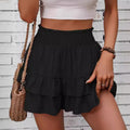 Women's Wide Leg Shorts Draping Versatile Casual