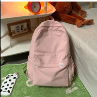 Cute Candy-colored Backpack High School Simple Large-capacity Backpack