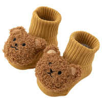 Newborn Baby Spring And Autumn Mid-calf Glue Dispensing Non-slip Room Socks Baby Socks