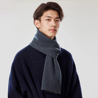 Solid-color Versatile Knitted Wool Scarf