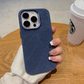 Leather Anti Drop Flannel Phone Case