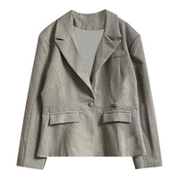 Women's Solid Color Fashion Western Style Temperament Coat