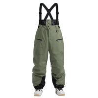 New Strap Thickened Waterproof Ski Pants Men