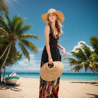 Plus-size Printed Dress For Women