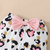 Love Bell-bottom Pants Three-piece Set