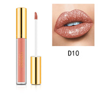 Diamond Pearl Magic Color Shiny Matte Metal Lip Gloss Lipstick