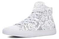 Printed Couple High-top Canvas Shoes