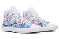 Printed Couple High-top Canvas Shoes