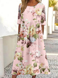 Fashion Digital Printing Large Width Dress