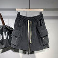 Fashion Three-dimensional Large Workwear With Pocket Shorts