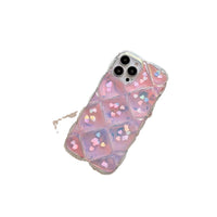 Sheepskin Rhombus Anti-fall Soft Case For Mobile Phone