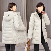 Mid-length Slim Fit Slimming Winter Women's Cotton Clothes