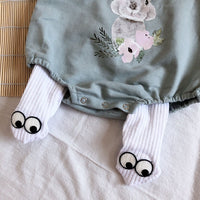 Children's Simple Cute Rabbit Romper Leggings