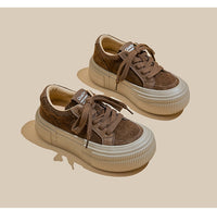 Not Tired Feet Casual Platform Women's Shoes Solid Color