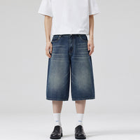 Summer Men And Women Loose Straight Shorts