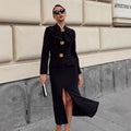 V-neck Bow-Knot Long-Sleeve Dress Womens Fashionable Defined Waist