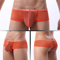 Breathable Mesh Low Waist Men's Underwear