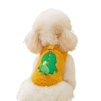 Pet Clothes Winter Warm Fleece-lined Thick Vest Sweater