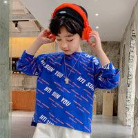Cotton Sweater, Foreign Style Tops, Children's Bottoming Shirt Tide