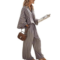 Independent Site High-End V-Neck Womens Loose Suit Fashionable Womens Apparel