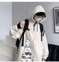 Hong Kong Style Boys Lapel Pullover Hoodie