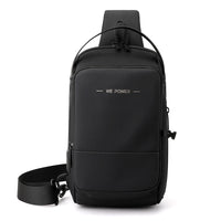 New Functional Men's Chest Bag Outdoor Waterproof Cross-shoulder Bag