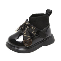 Baby Two Year Old Toddler Princess Girls Small Leather Shoes