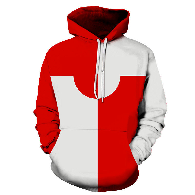 3D Thermal Transfer Hoodie Men