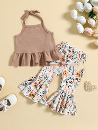 Fashion Personalized Printed Trousers Girls' Suit