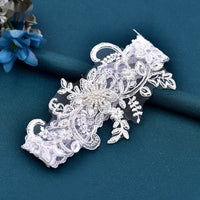 Sexy Lace Flower Pearl Leg Ring