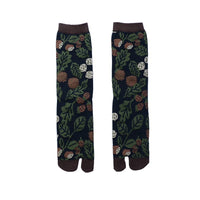 Toe Socks 200-needle Jacquard Combed Cotton For Women
