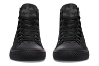 Fashion Printed Couple High Top Canvas Shoes