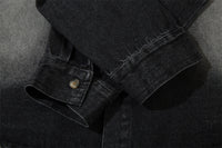 National Fashion High Street Niche Cartoon Printing Denim Shirt Jacket