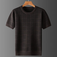 Autumn And Winter Round Neck Plus Size Knitwear Sweater Men