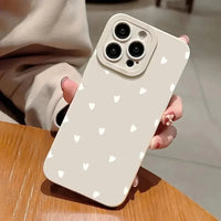 White Heart Mobile Phone Shell