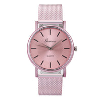 Mesh Quartz Couple Neva Watch Female