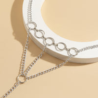Punk Hollow Ring Chain Bikini Clothing