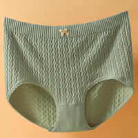 Women's Cotton High Waist Belly-contracting Antibacterial Crotch Lace Underwear