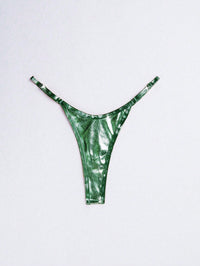 Swim Trunks Sexy Lady's Briefs Solid Color T-back