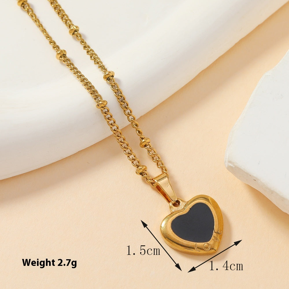 Single Pendant Fashion Stainless Steel Casting Ornament Drops Of Oil