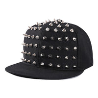 New Street-style Edgy Fashion Cap With Rivets