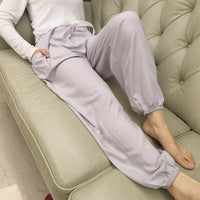 Plus-size Rayon Beach Mosquito-proof Cotton-look Pajama Pants
