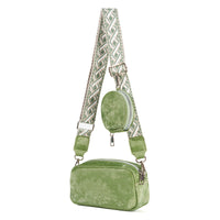 Candy Color Women's Shoulder Messenger Bag Wide Shoulder Strap Mother Bag