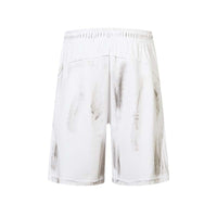 Badge Embroidered Waste Soil Style Casual Shorts