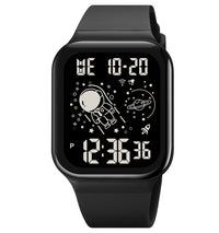 Simple Digital Student Luminous Electronic Watch Square Watch