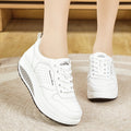 Women's Thick-soled Sports Casual Versatile White Shoes
