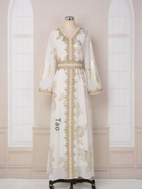 Bronzing Muslim Dubai Tourist Dress