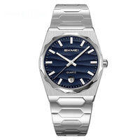 Mens Watch With A Steel Band Calendar Function
